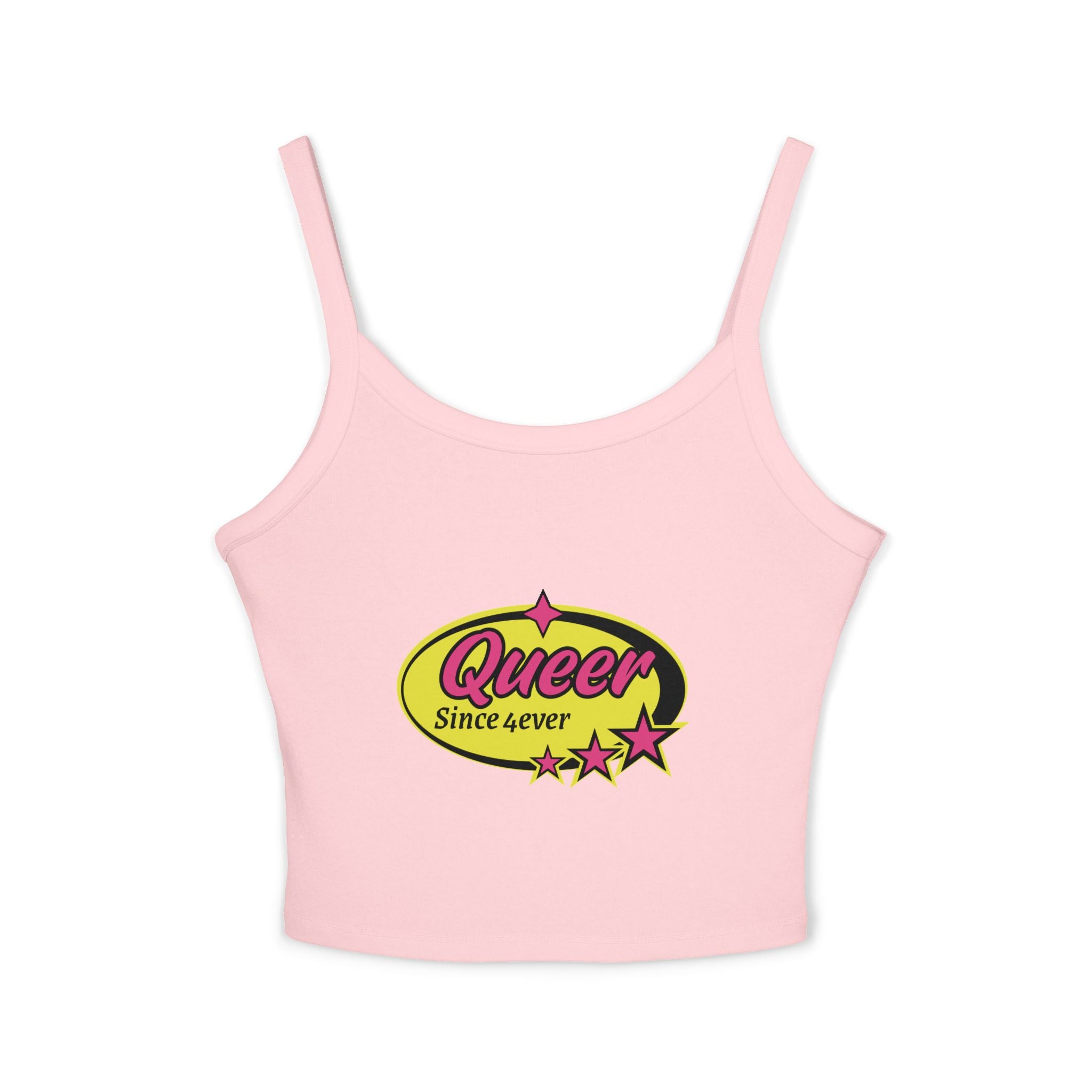 Queer Spaghetti Strap Tank Top