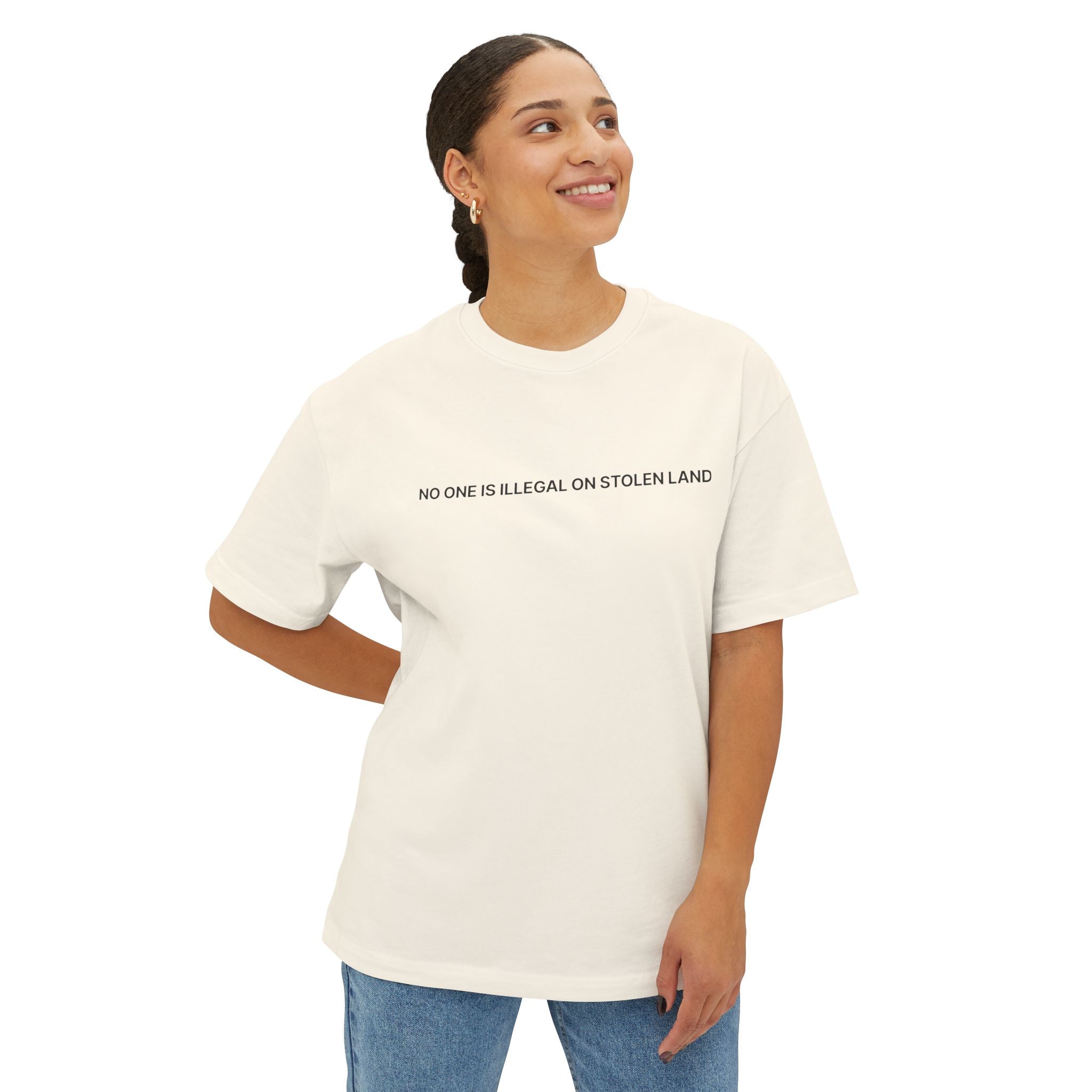 Daughter of Immigrants Unisex Oversized Boxy Tee