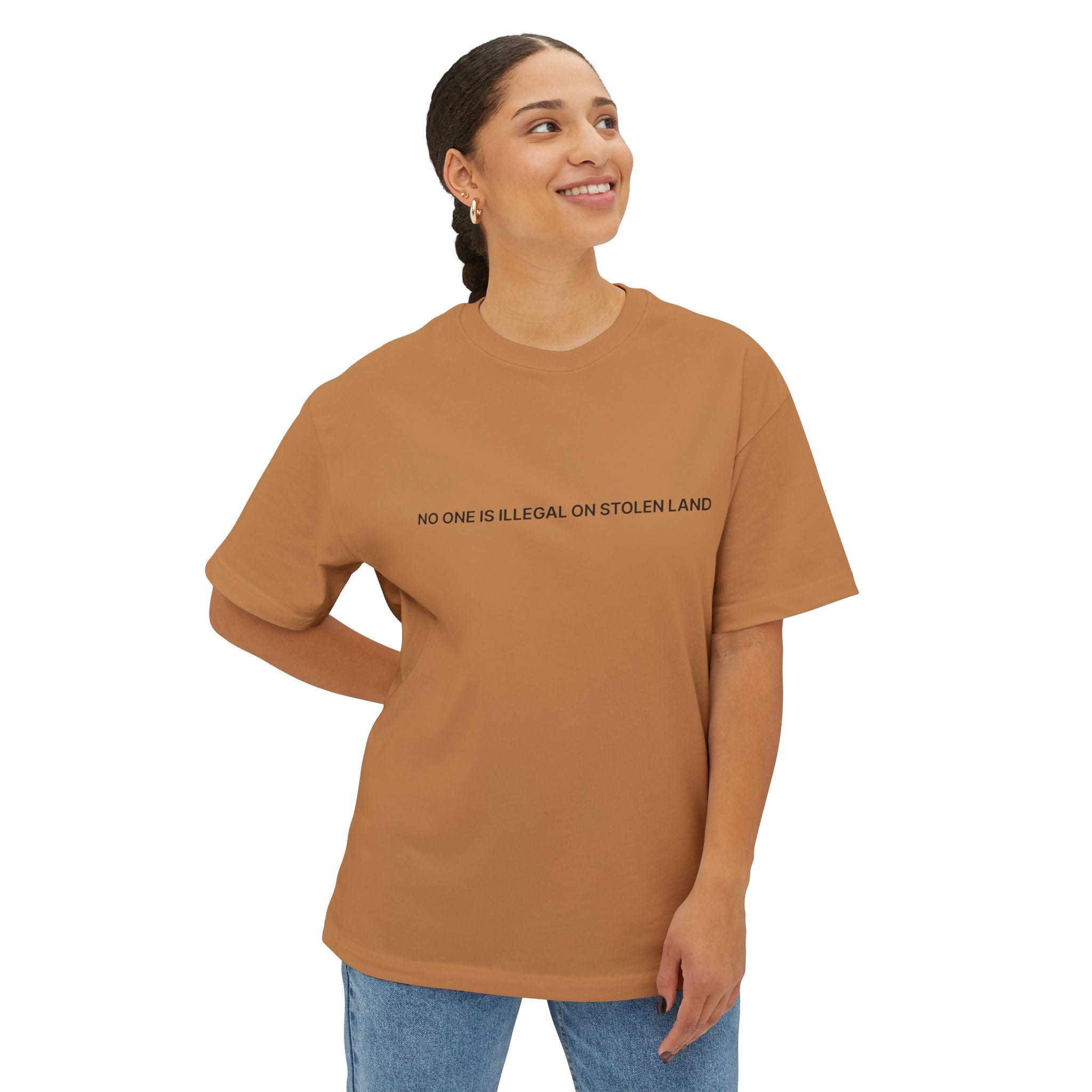 Daughter of Immigrants Unisex Oversized Boxy Tee